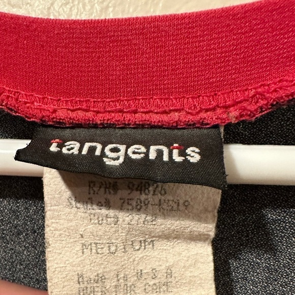 Floral Black and Red Women's Blouse - Picture 2 of 3